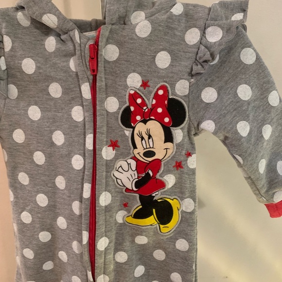 Disney Baby Mini Mouse Pajamas Size 3/6 Months - Picture 3 of 7